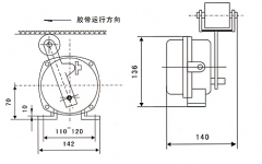 速度開關(guān)，測速傳感器XSAV11801（低速型）高低速速度開關(guān)